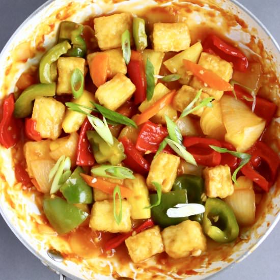Vegan Sweet and Sour Tofu