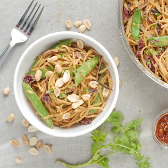 One Pot Peanut Noodles