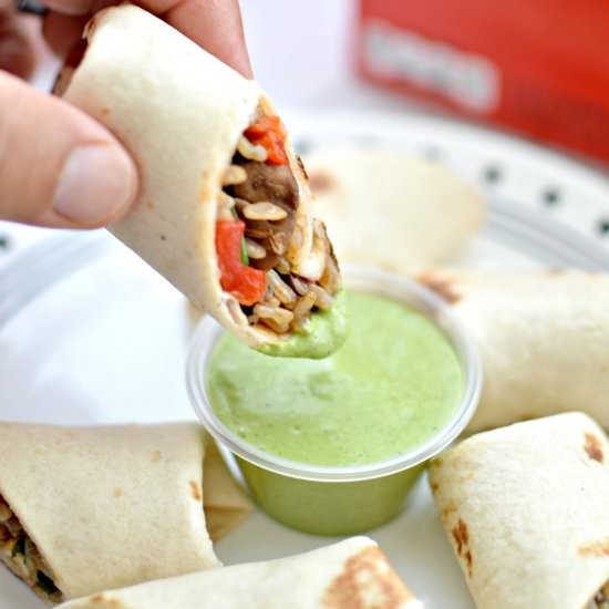 MUSHROOM & WILD RICE BURRITO