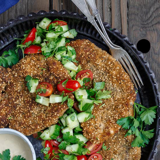 Za’atar Breaded Chicken