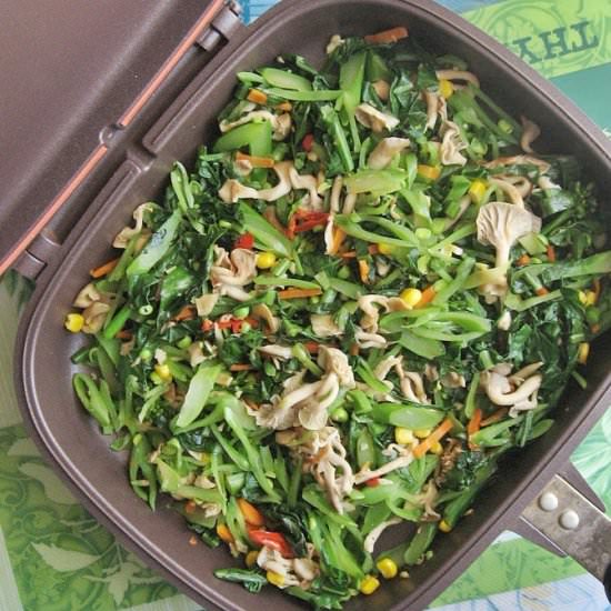 Spring Peas Broccoli Stir-Fry
