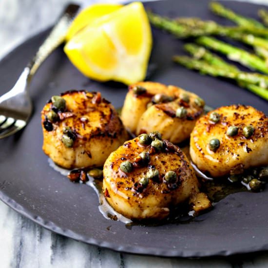 Brown Butter Scallops