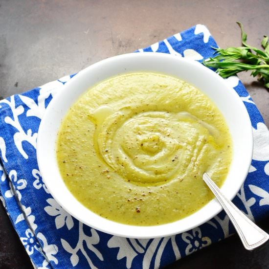 Zucchini Soup with Tarragon