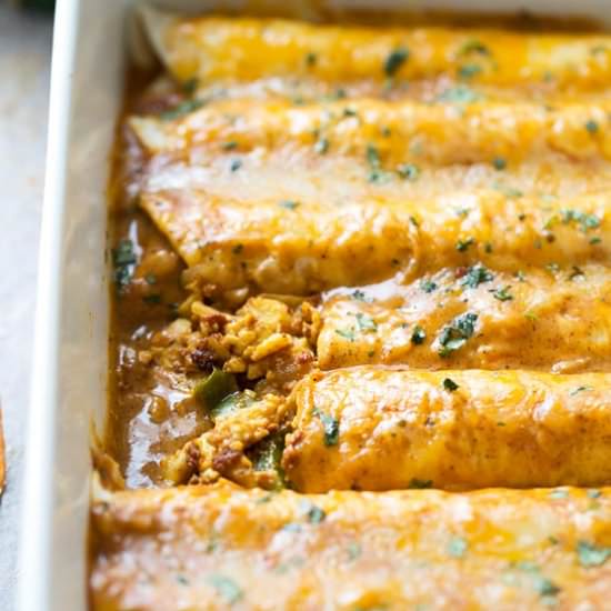 Mexican Breakfast Enchiladas