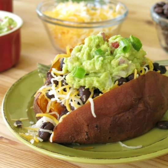 Mexican Stuffed Sweet Potato