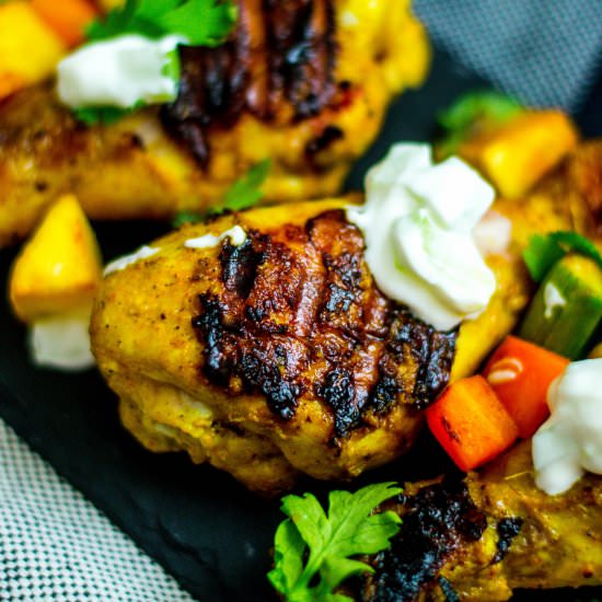 Grilled Chicken Tikka Drumsticks
