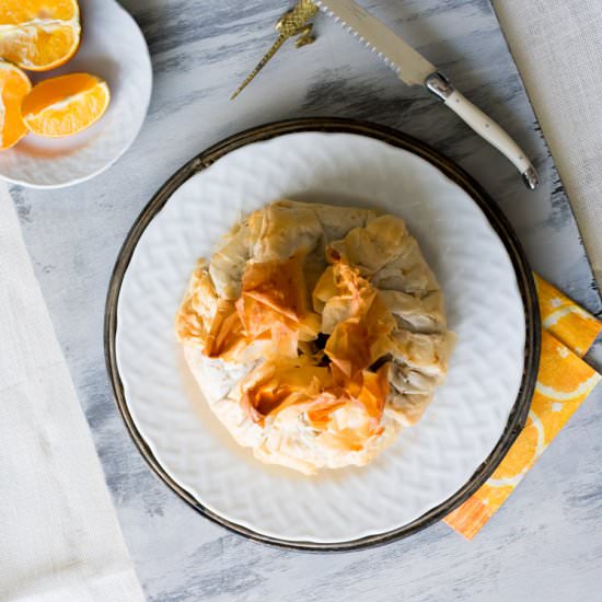 Baked brie with spicy marmalade