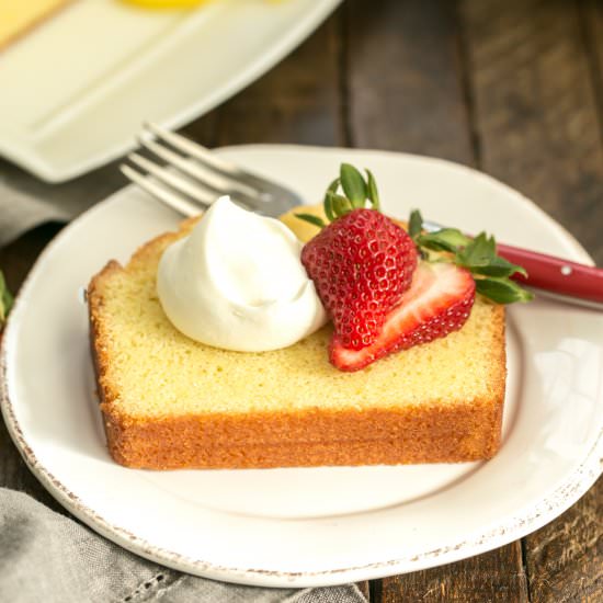 Glazed Lemon Pound Cake