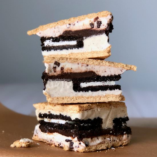 Cookies & Graham Ice Cream Sandwich