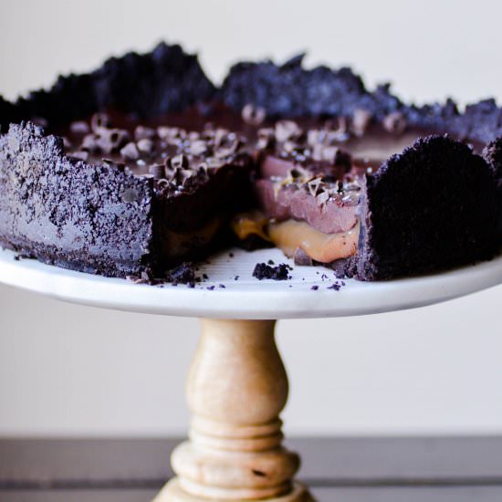 Chocolate & Salted Caramel Pie