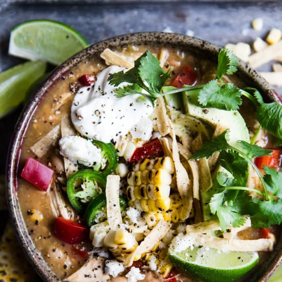 Instant Pot Bean and Chicken Chili
