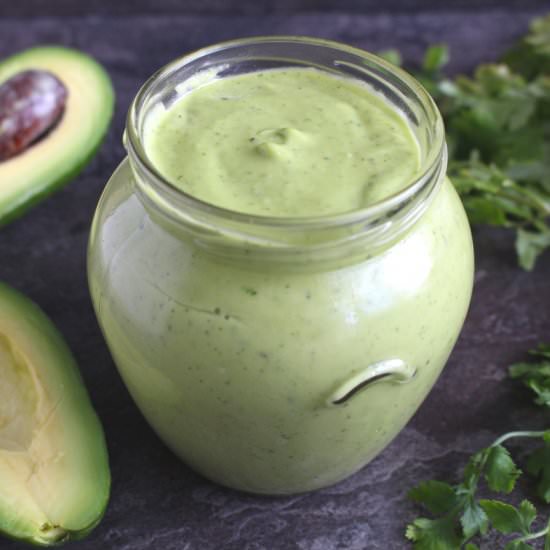 Avocaco, Cilantro and Lime Sauce