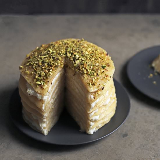 qatayef crêpe cake