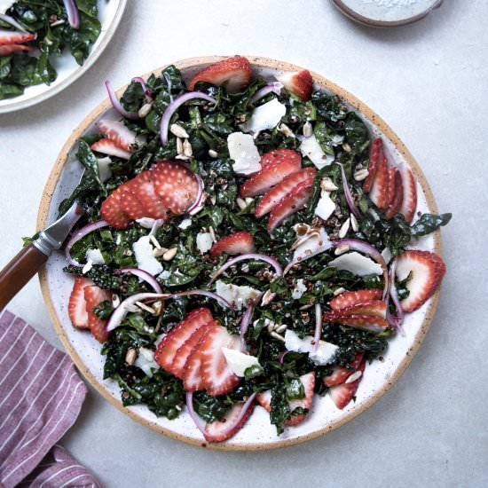 Strawberry Kale Salad
