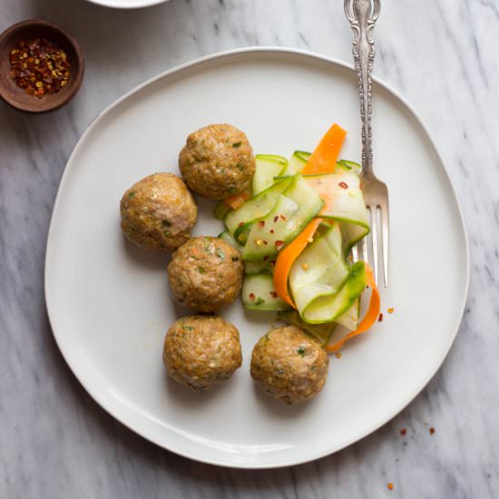 Asian-Style Pork Meatballs