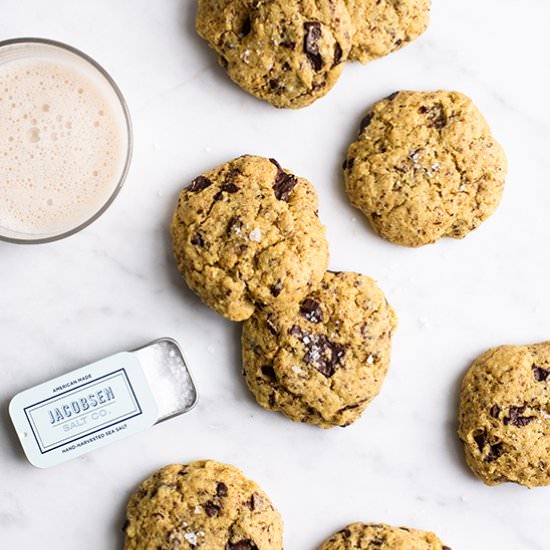 Chickpea Chocolate Chip Cookies