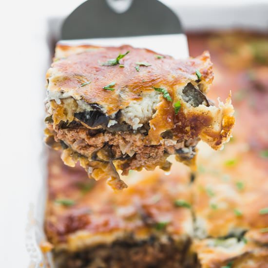 EGGPLANT MOUSSAKA