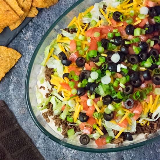 Easy Taco Dip with Meat