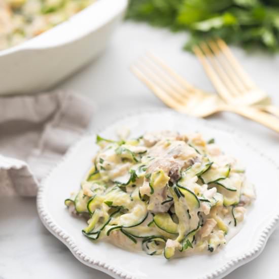 whole30 tuna zoodle casserole