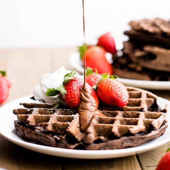 Double Chocolate Waffles