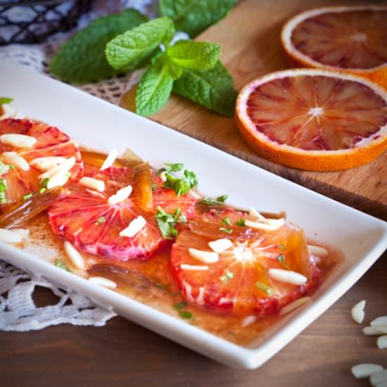 BLOOD ORANGES SALAD