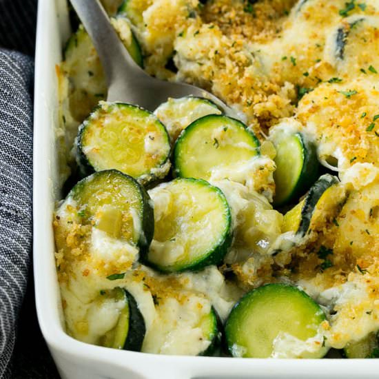 Zucchini Gratin
