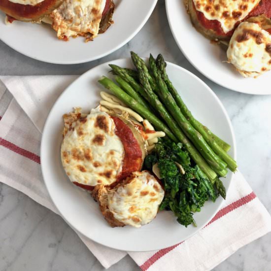 Lighter Eggplant Parmigiana