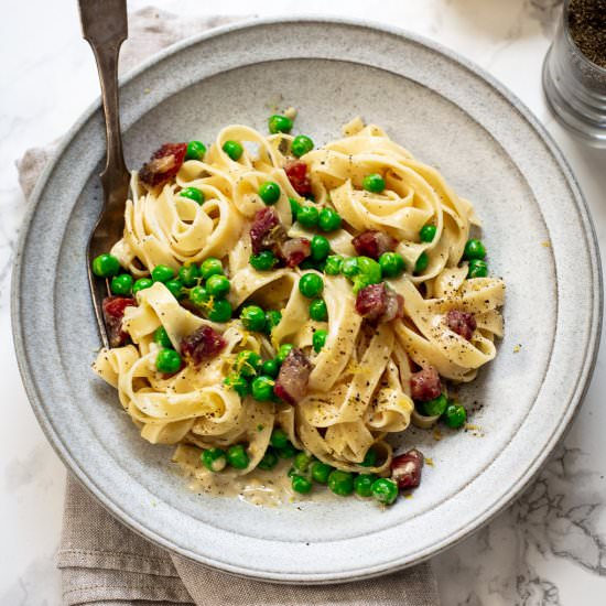 Creamy Lemon Cacio e Pepe