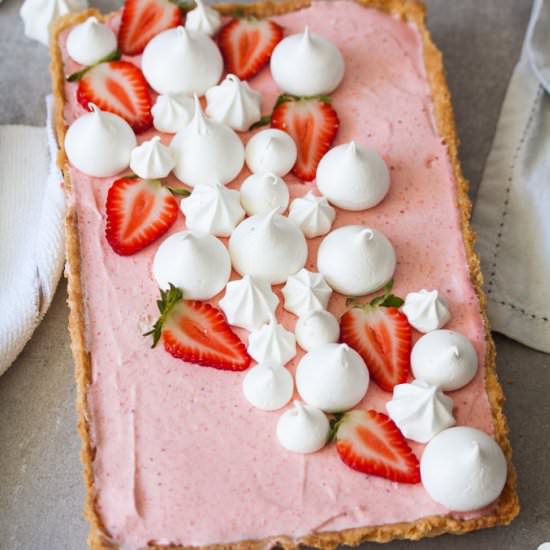Strawberry Mousse Tart