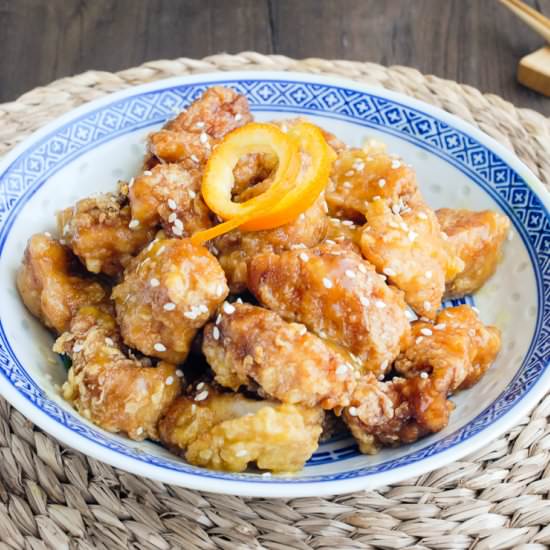 Chinese orange chicken