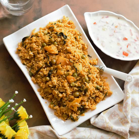 Aloo Methi Rice