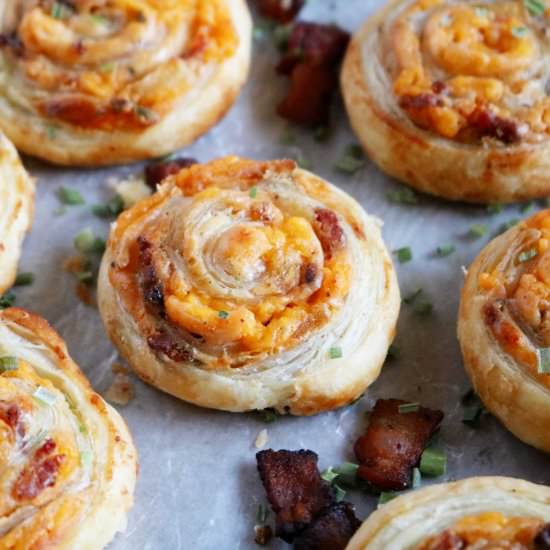 Bacon Cheddar Pinwheels