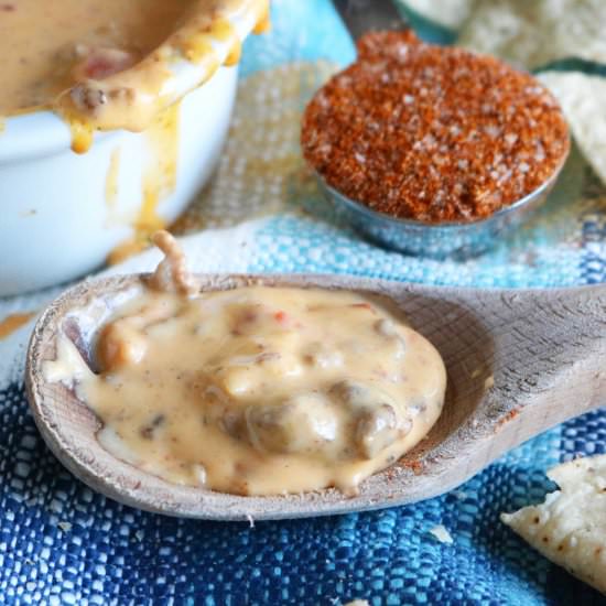 Crock-Pot Taco Queso Dip