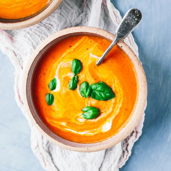 Vegan Cream Of Tomato Soup