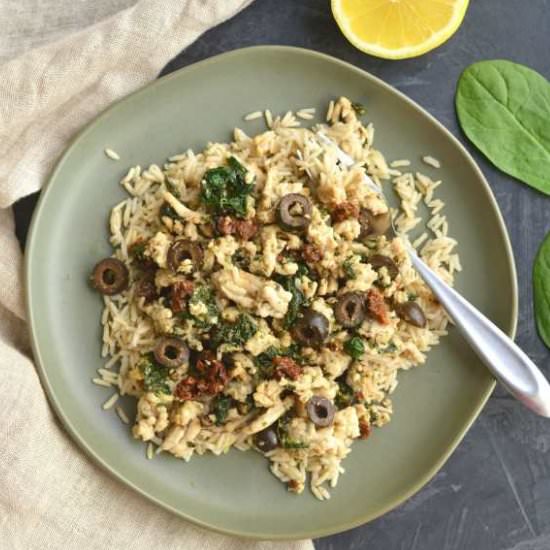 Greek Rice & Turkey Meal Prep Bowls