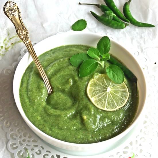 Roasted Guava and Mint Chutney (Dip)