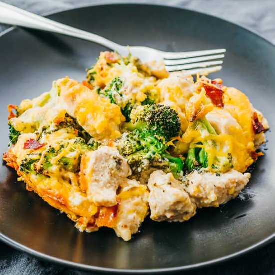 Chicken Bacon Ranch Casserole