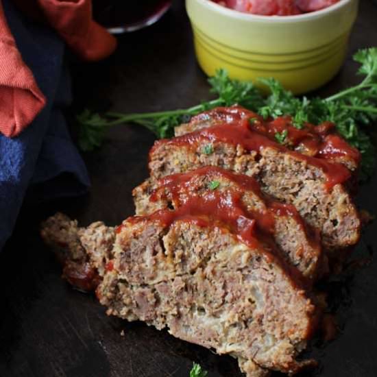 Slow Cooker Meatloaf For One