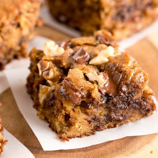Banana Walnut Brownies