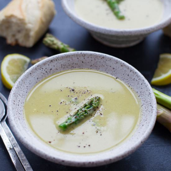 Crockpot Cream of Asparagus Soup
