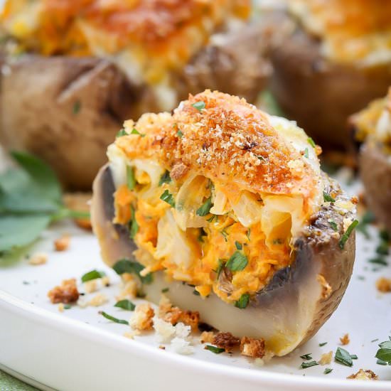 Cheesy Stuffed Mushrooms