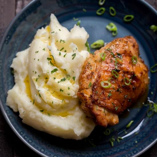 Fluffy Instant Pot Mashed Potatoes