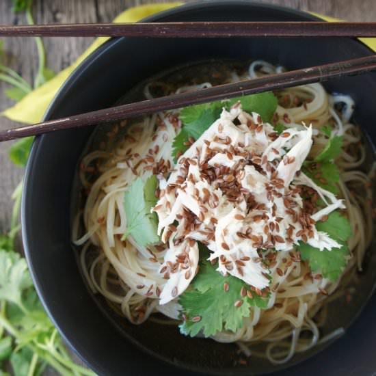 Quick and Easy Chicken Noodle Bowl