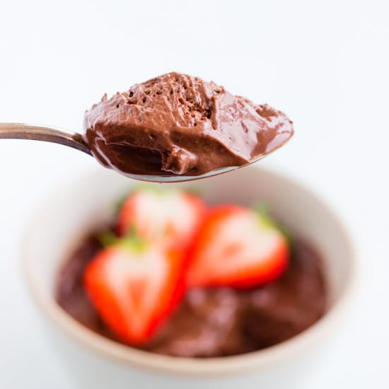 Vegan Chocolate Mousse with Aquafab