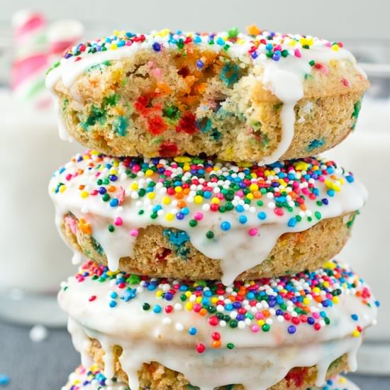 PALEO FUNFETTI DOUGHNUTS