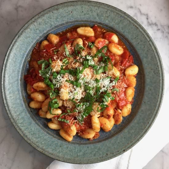 Gnocchi with Bacon & Tomato