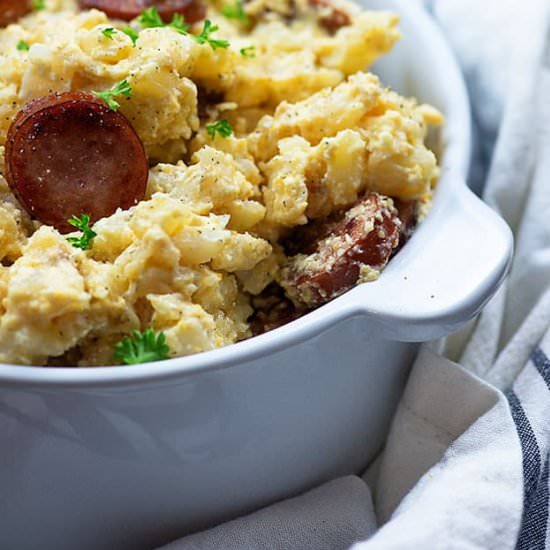 CROCKPOT CHEESY POTATOES