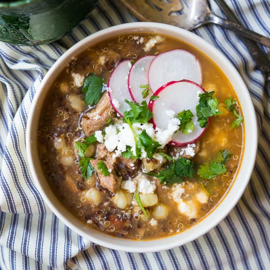 Pressure Cooker Simple Pork Posole