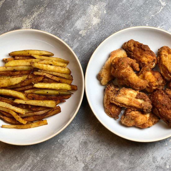 Nate’s Crispy Hot Wings & Fries