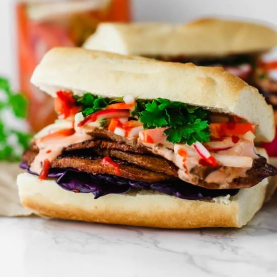 Vegan Banh Mi with Seitan